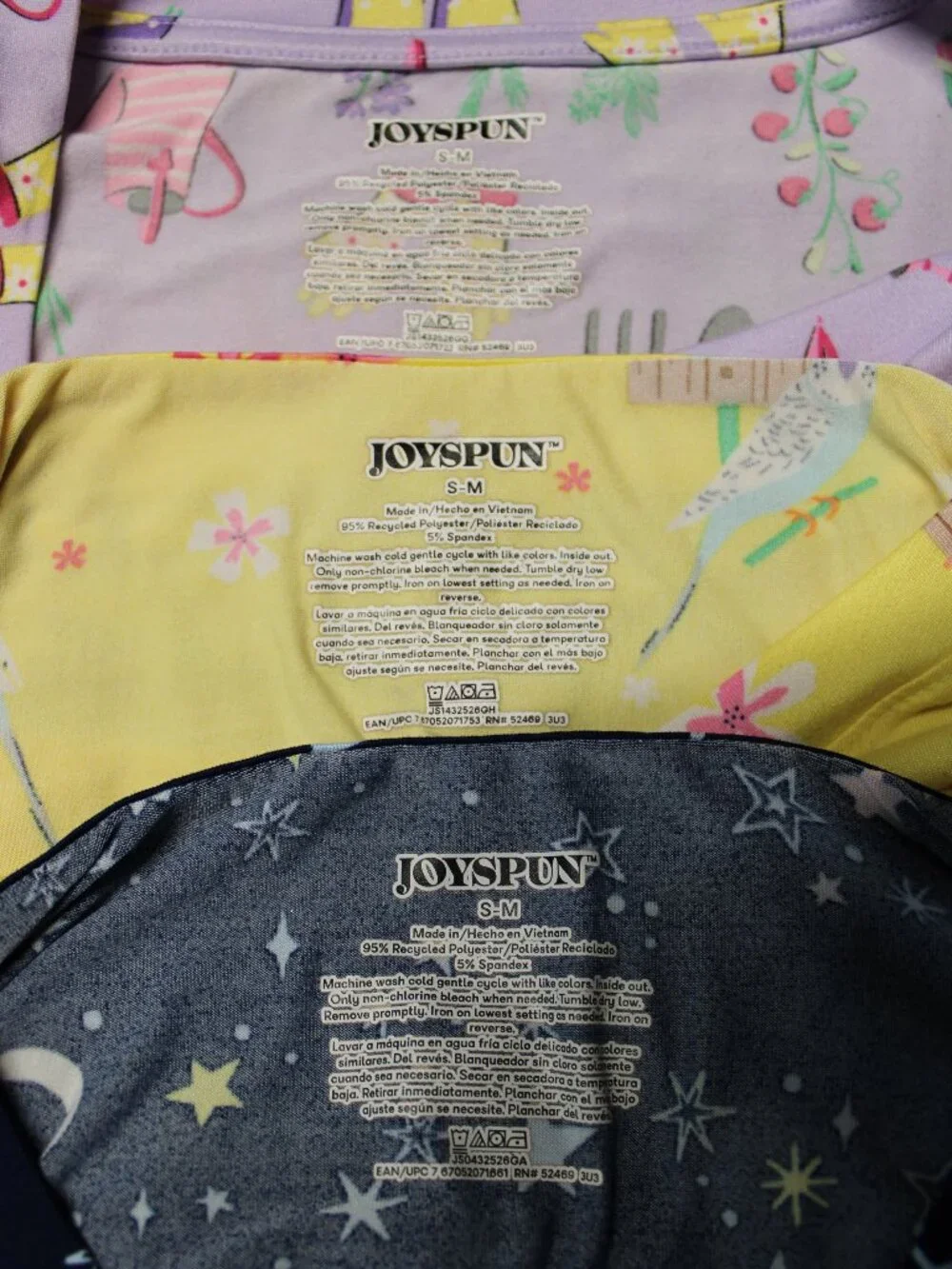 Joyspun Nightgown Bundle of 3 Size Small Medium Shortsleeve Summer FLAW